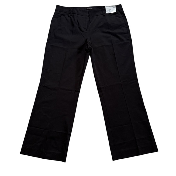 NWT New York & Company Stretch Mid Rise Bootcut Black Business Casual Pants 10 - Picture 12 of 12